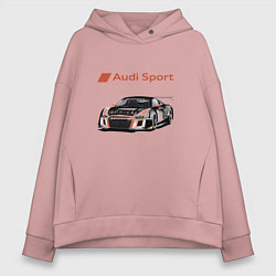 Женское худи оверсайз Audi Motorsport Racing team