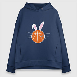 Женское худи оверсайз Basketball Bunny