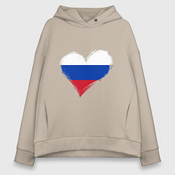 Женское худи оверсайз Russian Heart