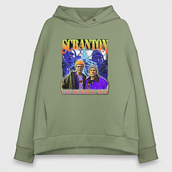 Женское худи оверсайз Scranton electric city