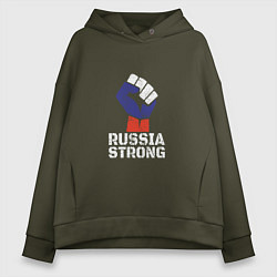 Женское худи оверсайз Russia Strong