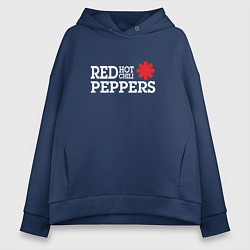 Женское худи оверсайз RHCP Logo Red Hot Chili Peppers