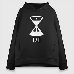 Толстовка оверсайз женская Exo TAD, цвет: черный