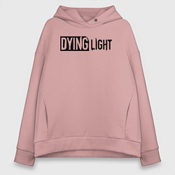 Толстовка оверсайз женская Dying light 2 gameplay, цвет: пыльно-розовый