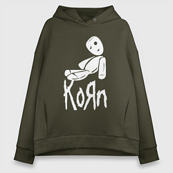 Женское худи оверсайз Korn КоРн