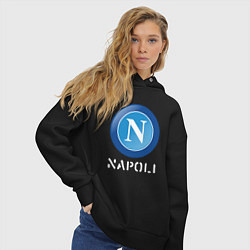 Толстовка оверсайз женская SSC NAPOLI Napoli, цвет: черный — фото 2