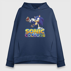 Женское худи оверсайз Sonic Colours Hedgehog Video game