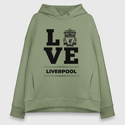 Женское худи оверсайз Liverpool Love Классика