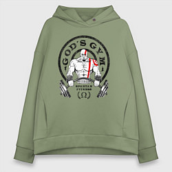 Женское худи оверсайз Gods GYM