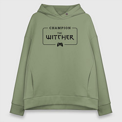 Женское худи оверсайз The Witcher Gaming Champion: рамка с лого и джойст