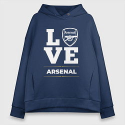 Женское худи оверсайз Arsenal Love Classic