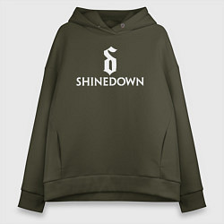 Женское худи оверсайз Shinedown логотип с эмблемой