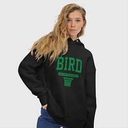 Толстовка оверсайз женская Bird - Boston, цвет: черный — фото 2