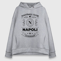 Женское худи оверсайз Napoli: Football Club Number 1 Legendary