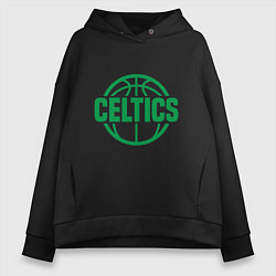 Толстовка оверсайз женская Celtics Baller, цвет: черный