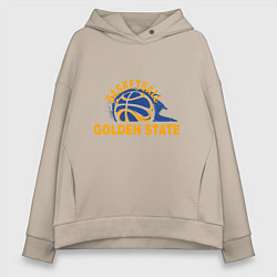 Женское худи оверсайз Golden State Basketball