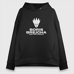 Женское худи оверсайз Boris Brejcha High Tech Minimal