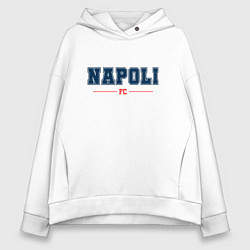 Женское худи оверсайз Napoli FC Classic