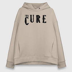 Женское худи оверсайз The Cure лого