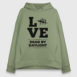 Женское худи оверсайз Dead by Daylight love classic