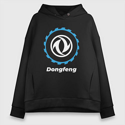Толстовка оверсайз женская Dongfeng в стиле Top Gear, цвет: черный