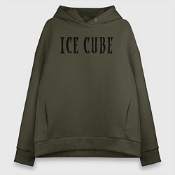 Женское худи оверсайз Ice Cube - logo