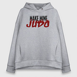 Женское худи оверсайз Make Mine JUDO