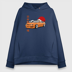 Женское худи оверсайз Silvia s14 JDM Retro Car