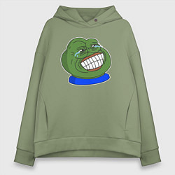 Женское худи оверсайз PepeLaugh