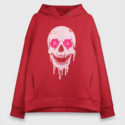 Женское худи оверсайз Jolly skull