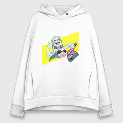 Толстовка оверсайз женская Ребекка, цвет: белый