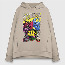 Женское худи оверсайз Zen - intergalactic ninja