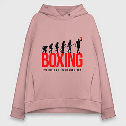Женское худи оверсайз Boxing evolution