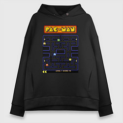 Женское худи оверсайз Pac-Man на ZX-Spectrum