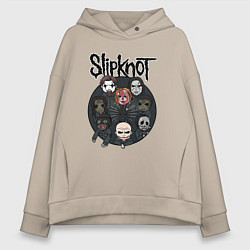 Женское худи оверсайз Slipknot art fan