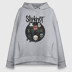 Женское худи оверсайз Slipknot art fan