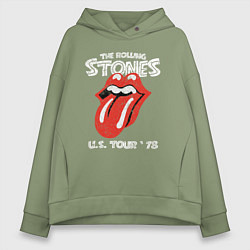 Женское худи оверсайз The Rolling Stones 78