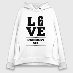 Женское худи оверсайз Rainbow Six love classic