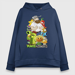 Женское худи оверсайз Craaazy Dave plants