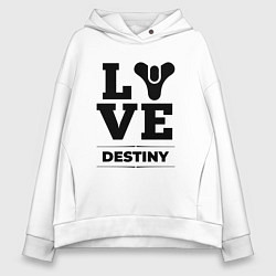 Женское худи оверсайз Destiny love classic