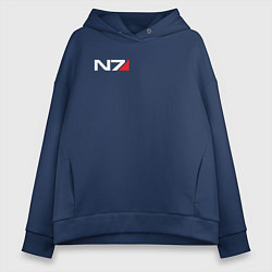 Женское худи оверсайз Логотип N7