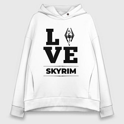 Женское худи оверсайз Skyrim love classic