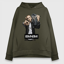 Женское худи оверсайз Eminem boombox