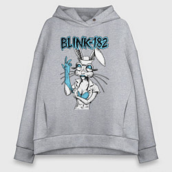 Женское худи оверсайз Blink 182 bunny nurse