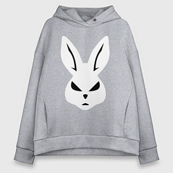 Женское худи оверсайз Evil bunny head