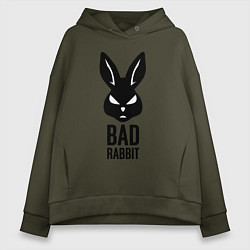 Женское худи оверсайз Bad rabbit