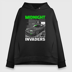 Женское худи оверсайз Midnight inviders - Toyota Supra