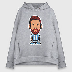 Женское худи оверсайз Little Messi