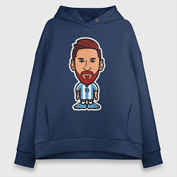 Женское худи оверсайз Little Messi