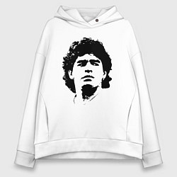 Женское худи оверсайз Face Maradona